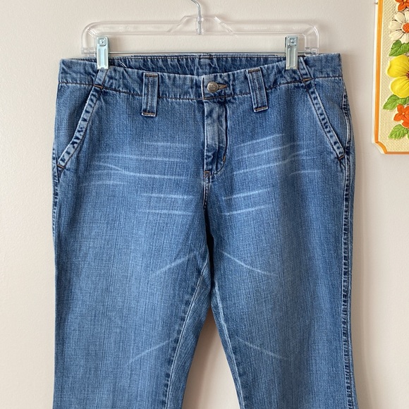 Vintage Flared Long Fit Denim Jeans - Picture 2 of 11